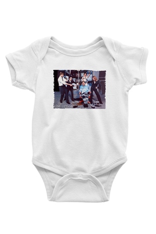 The Office Baskılı Beyaz Unisex Çocuk Tshirt