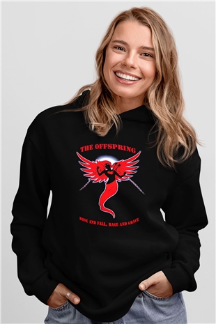 The Offspring Siyah Unisex Hoodie