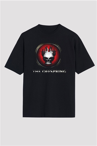 The Offspring Siyah Unisex Oversize Tişört T-Shirt