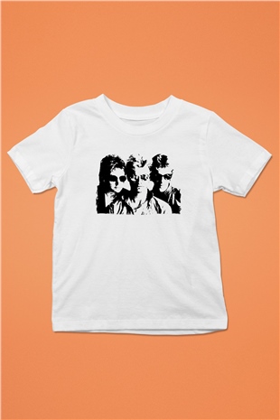 The Police Beyaz Unisex Çocuk Tişört
