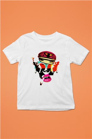 The Prodigy Baskılı Beyaz Unisex Çocuk Tişört