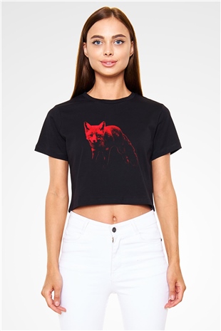 The Prodigy Siyah Crop Top Tişört