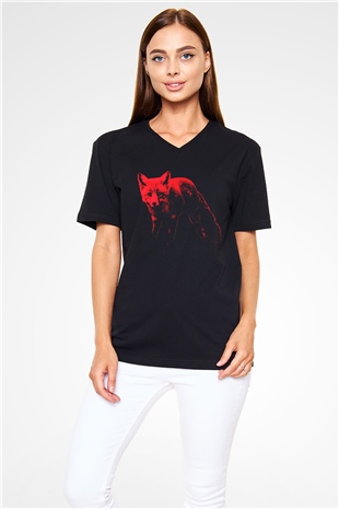The Prodigy Siyah Unisex V Yaka Tişört T-Shirt