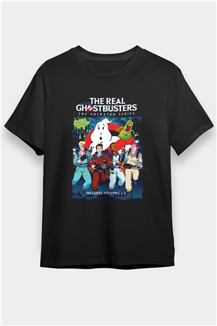 The Real Ghostbusters Hayalet Avcıları Siyah Unisex Tişört