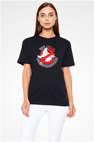 The Real Ghostbusters Hayalet Avcıları Siyah Unisex Tişört