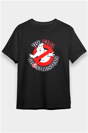 The Real Ghostbusters Hayalet Avcıları Siyah Unisex Tişört