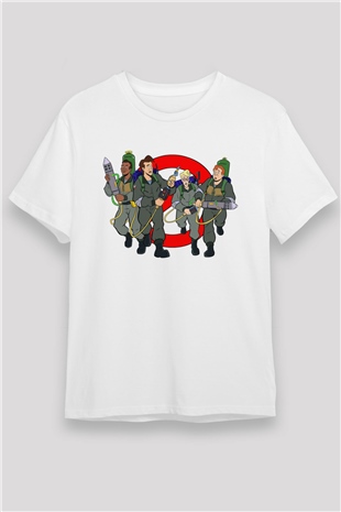 The Real Ghostbusters Hayalet Avcıları Beyaz Unisex Tişört