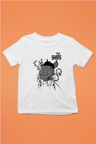 The Shins Baskılı Beyaz Unisex Çocuk Tişört