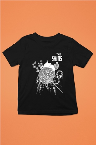 The Shins Baskılı Siyah Unisex Çocuk Tişört