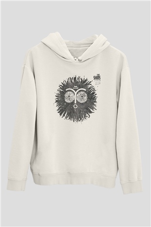 The Shins Beyaz Unisex Kapşonlu Sweatshirt