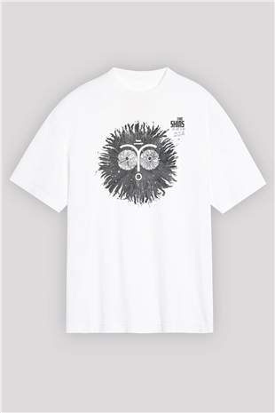 The Shins Beyaz Unisex Oversize Tişört T-Shirt