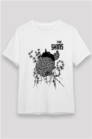 The Shins Beyaz Unisex Tişört T-Shirt - TişörtFabrikası