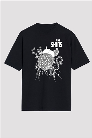 The Shins Siyah Unisex Oversize Tişört T-Shirt