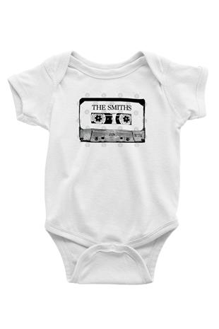 The Smiths Baskılı Beyaz Unisex Bebek Body - Zıbın