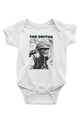 The Smiths Baskılı Beyaz Unisex Bebek Body - Zıbın