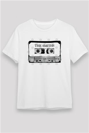 The Smiths Baskılı Unisex Beyaz Tişört - Tshirt
