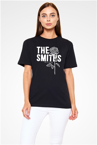 The Smiths Baskılı Unisex Siyah Tişört - Tshirt