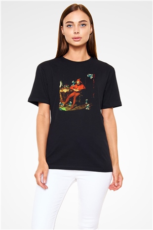 The Smurfs Şirinler Siyah Unisex Tişört