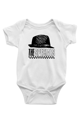 The Specials Baskılı Beyaz Unisex Bebek Body - Zıbın