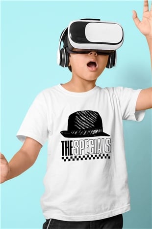 The Specials Baskılı Beyaz Unisex Çocuk Tişört