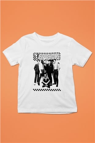 The Specials Baskılı Beyaz Unisex Çocuk Tişört