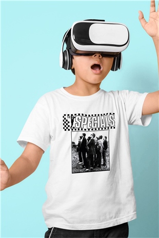 The Specials Baskılı Beyaz Unisex Çocuk Tişört