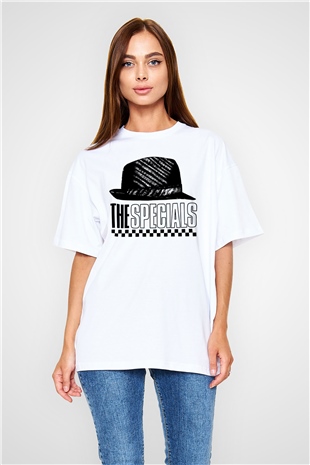 The Specials Beyaz Unisex Oversize Tişört T-Shirt