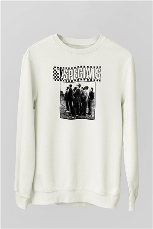 The Specials Beyaz Unisex Sweatshirt