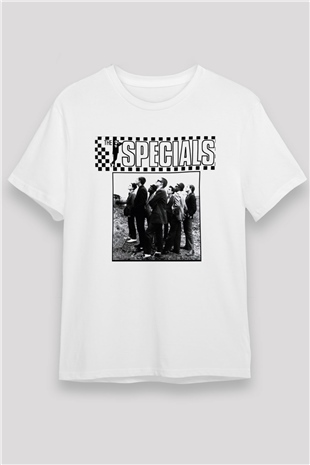 The Specials Beyaz Unisex Tişört T-Shirt - TişörtFabrikası