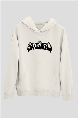 The Sword Beyaz Unisex Hoodie