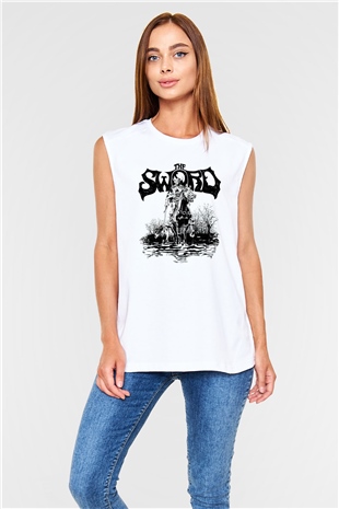 The Sword Beyaz Unisex Kolsuz Tişört