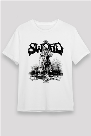 The Sword Beyaz Unisex Tişört T-Shirt - TişörtFabrikası