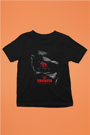 The Terminator Baskılı Siyah Unisex Çocuk Tişört