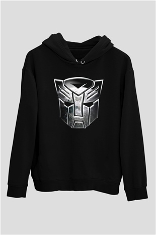 The Terminator Siyah Unisex Kapşonlu Sweatshirt