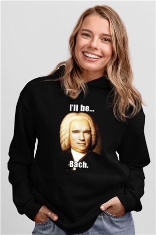 The Terminator Siyah Unisex Kapşonlu Sweatshirt
