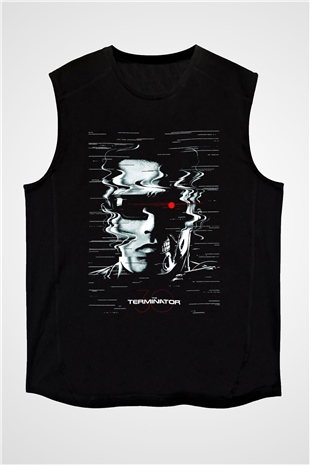 The Terminator Siyah Unisex Kolsuz Tişört