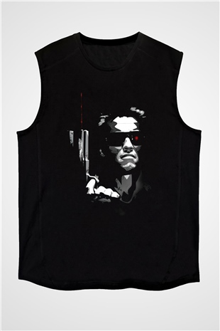 The Terminator Siyah Unisex Kolsuz Tişört
