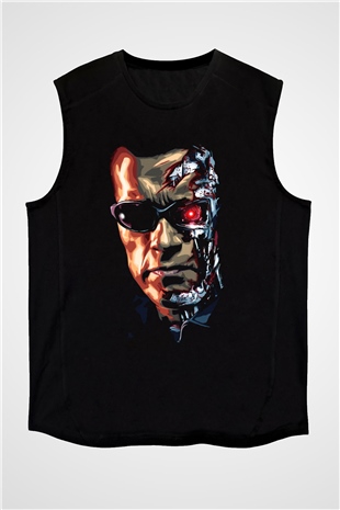 The Terminator Siyah Unisex Kolsuz Tişört