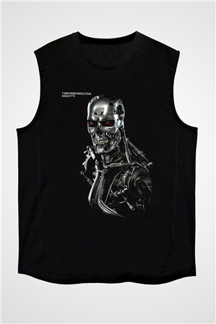 The Terminator Siyah Unisex Kolsuz Tişört