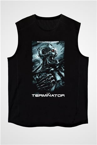 The Terminator Siyah Unisex Kolsuz Tişört