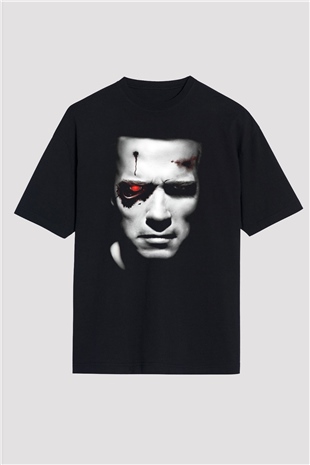 The Terminator Siyah Unisex Oversize Tişört T-Shirt