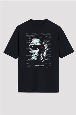 The Terminator Siyah Unisex Oversize Tişört T-Shirt