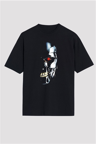 The Terminator Siyah Unisex Oversize Tişört T-Shirt