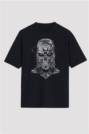 The Terminator Siyah Unisex Oversize Tişört T-Shirt