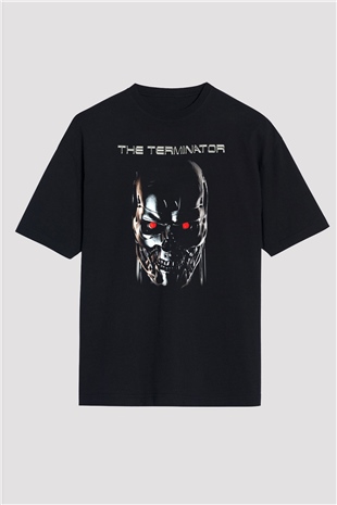 The Terminator Siyah Unisex Oversize Tişört T-Shirt