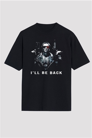 The Terminator Siyah Unisex Oversize Tişört T-Shirt