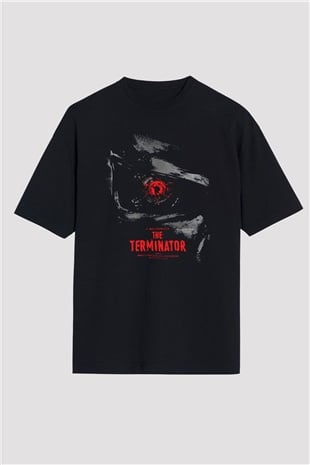 The Terminator Siyah Unisex Oversize Tişört T-Shirt