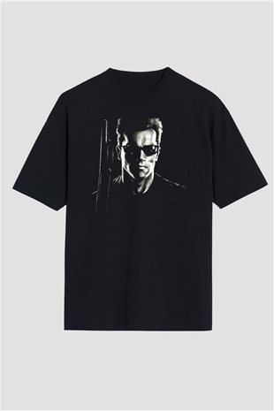 The Terminator Siyah Unisex Oversize Tişört T-Shirt