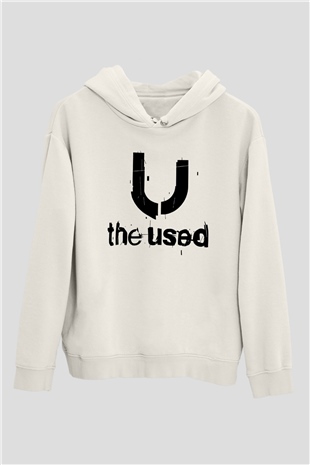 The Used Beyaz Unisex Hoodie