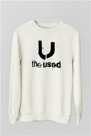 The Used Beyaz Unisex Sweatshirt